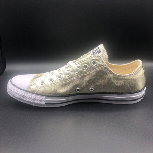 Men's Converse Chuck Taylor All Star Low Top Gold - Picture 2 of 6
